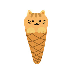 Ice cream cat