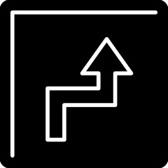 Zigzag Arrow Icon