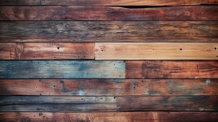 Naklejka premium Vintage Wooden Wall Texture Background