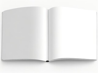 Seamlessly Customize Your Content with our Blank Opened Book. 