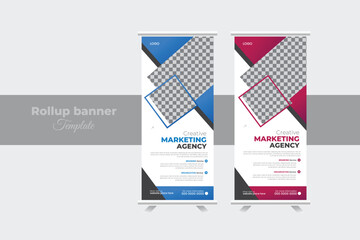 Corporate Roll Up Banner Signage Standee