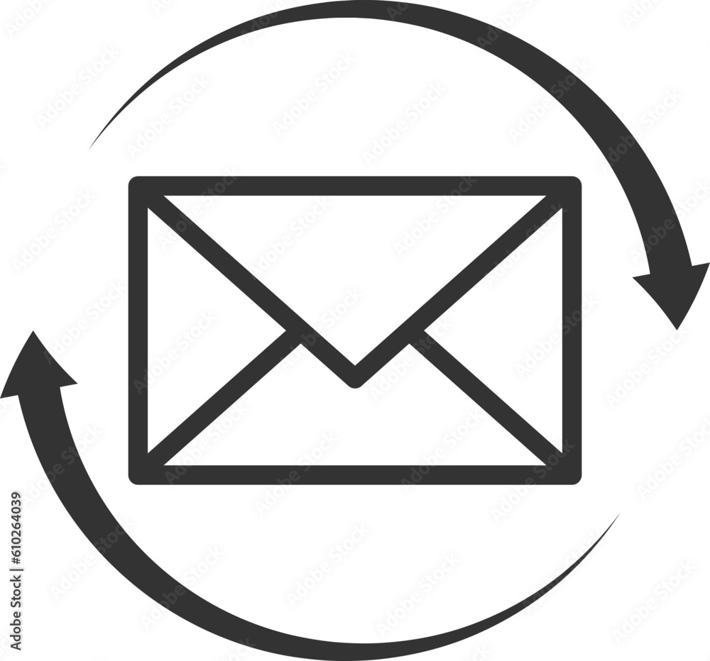 Poster envelope icons letter. envelop icon vector template. mail symbol element. mailing label for web or p