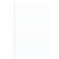 White Note Paper Texture Vector