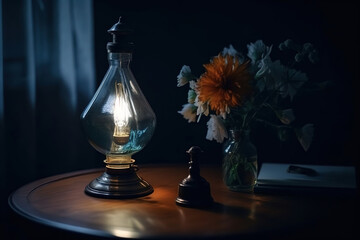 still life with flowers