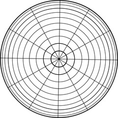 Obraz premium Geometric shape of sphere 3d design in technology style. Abstract circle vector illustration.