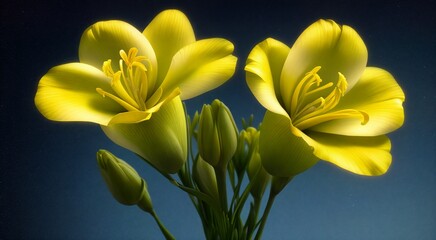 Obraz premium Beautiful floral macro photography [AI Generated]