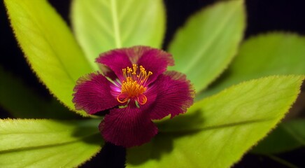 Beautiful floral macro photography [AI Generated]
