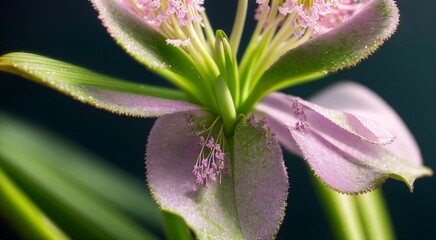Beautiful floral macro photography [AI Generated]