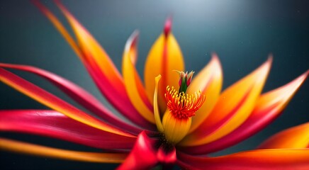 Beautiful floral macro photography [AI Generated]