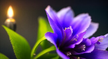 Beautiful floral macro photography [AI Generated]