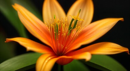 Fototapeta premium Beautiful floral macro photography [AI Generated]