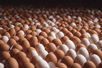 a lot of chicken eggs. generative ai,