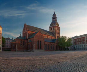 Obraz premium Riga Cathedral in Latvia from the outside