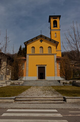 The small church in the town of Agra in the province of Varese.