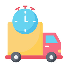 Delivery Time Flat Icon