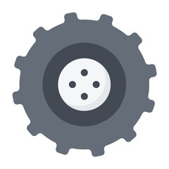 Tyre Flat Icon