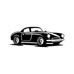 Naklejka premium Classic Muscle Car Illustration