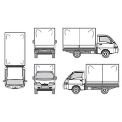 outline of cargo car part 24