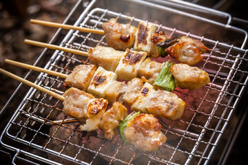 やきとり YAKITORI Japanese chicken  barbecue - 610275221