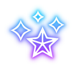 Set of Star neon