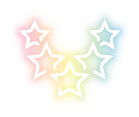 Set of Star neon