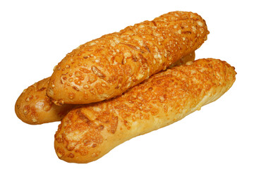 Cheese bread without background. Cheese rolls.