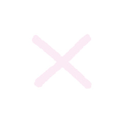 Obraz premium pink cross mark