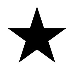 Fototapeta premium Star silhouette icon. Favorite icon. Vector.
