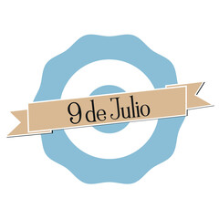 Escarapela Argentina - 9 de Julio