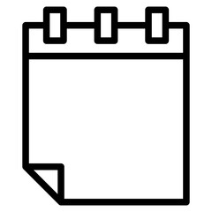 Fototapeta premium note line 