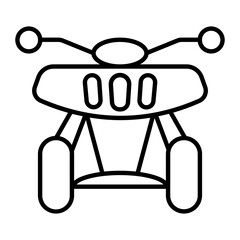 Quad Outline Icon