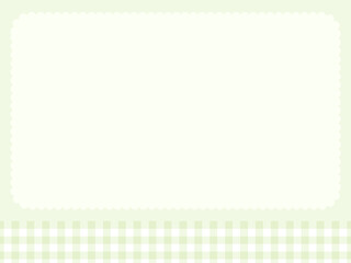 4:3チェックとフリルのシンプル壁紙⭐︎