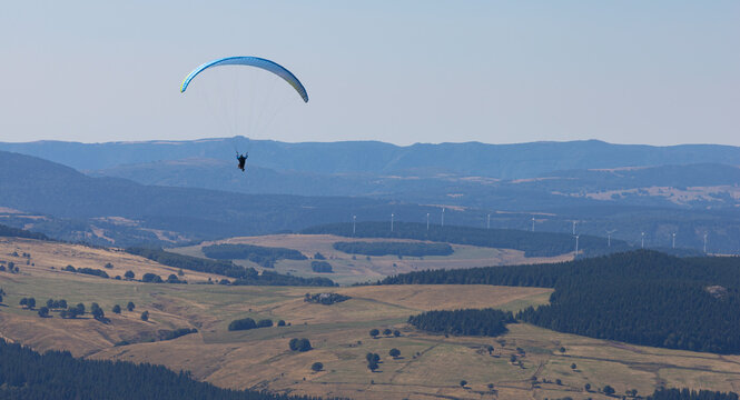 parapente en Haute Loire depuis les Estables