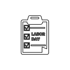 labor day, work concept, tablet, May 1, vector illustration
