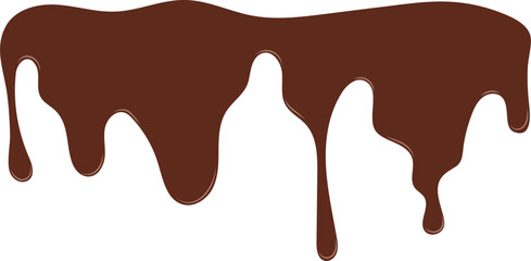 melted chocolate dripping