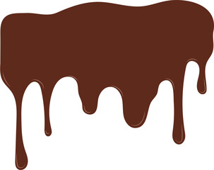 melted chocolate dripping