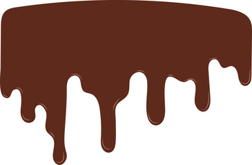melted chocolate dripping