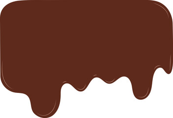 melted chocolate dripping