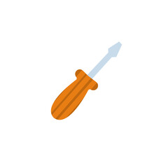 screwdriver icon on a white background, vector illustration