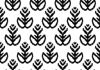 Fototapeta premium ikat, ethnic, ikat pattern, geometric pattern, native patterns, tribal pattern, boho pattern, motif pattern, aztec pattern, textile pattern, fabric pattern, carpet pattern, mandalas pattern, african p