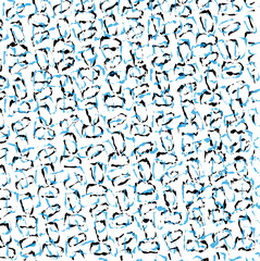 Fototapeta premium seamless pattern with contour shapes