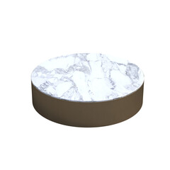 coffee table isolated on transparent background, 3D illustration, cg render
