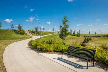 Misaskwatomina Park in the city of Saskatoon, Saskatchewan, Canada