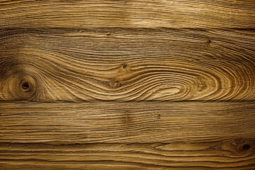 Fototapeta premium Oak veneer wooden table texture, rustic simplicity, flat view, vintage wallpaper. Generative Ai.