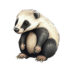 badger character sticker