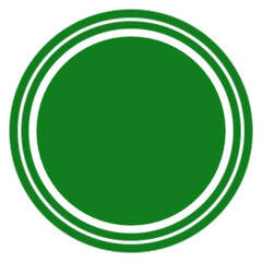 green round button