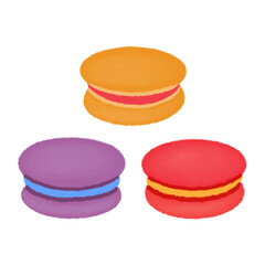 Colorful macaroons
