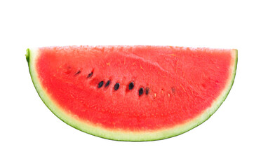 Sliced of watermelon isolated on transparent png