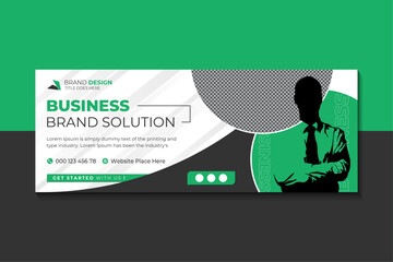 Business Facebook Cover Or Social Media Banner design template