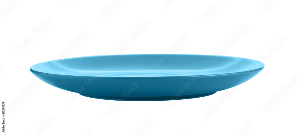 Wall mural blue dish on transparent png